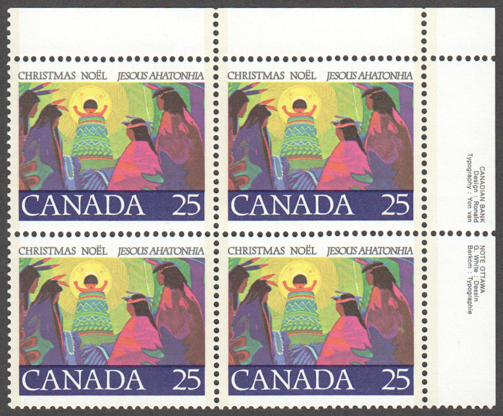 Canada Scott 743 MNH PB UR (A3-3) - Click Image to Close